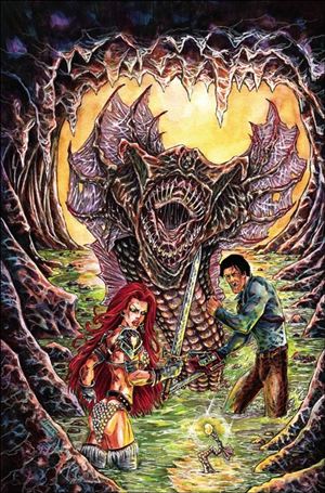 Red Sonja vs. the Army of Darkness issue 4-H Nikkol Jelenic Virgin 1:10 Cover