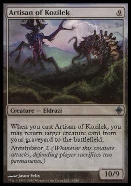 Magic the Gathering: Rise of the Eldrazi (Base Set) card 2 Artisan of Kozilek