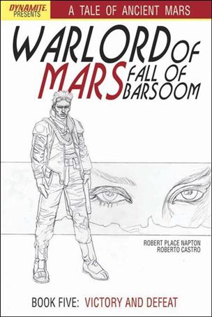 Warlord of Mars: Fall of Barsoom issue 5-C Joe Jusko 1:10 Black-and-White Cover
