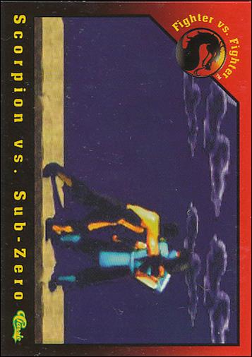 Mortal Kombat (Base Set) card 22 Scorpion vs. Sub-Zero