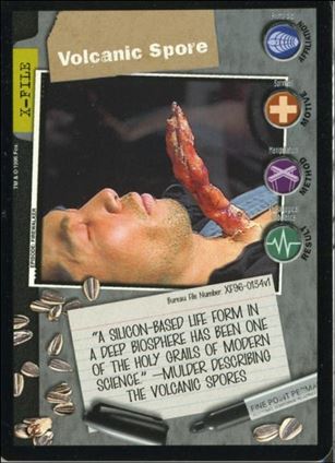 X-Files: Premiere Edition (Base Set) card XF96-0134v1 Volcanic Spore 
