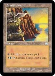 Magic the Gathering: Onslaught (Base Set) card 323 Seaside Haven