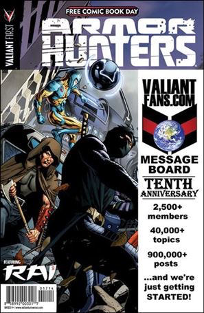 Valiant FCBD 2014 Armor Hunters Special issue nn-BN ValiantFans.com Cover