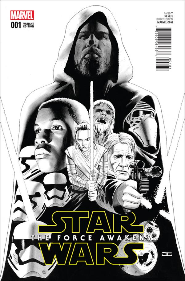 Star Wars: The Force Awakens Adaptation issue 1-G John Cassaday 1:200 Sketch Cover