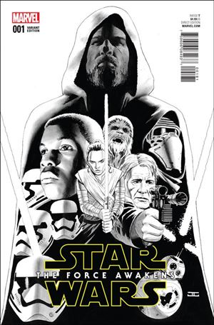 Star Wars: The Force Awakens Adaptation issue 1-G John Cassaday 1:200 Sketch Cover