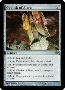 Magic the Gathering: Conflux (Base Set) card 140 Obelisk of Alara
