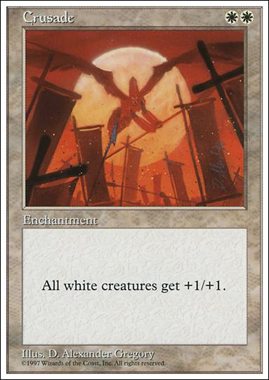 Magic the Gathering: 5th Edition (Base Set) card 22 Crusade
