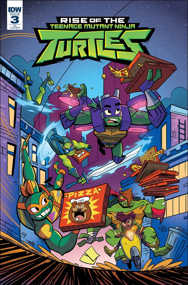 Rise of the Teenage Mutant Ninja Turtles issue 3-B Chad Thomas 1:10 Cover