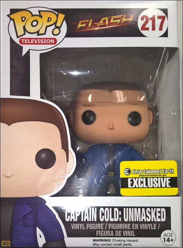 POP! Television figure 217 Captain Cold: Unmasked Entertainment Earth