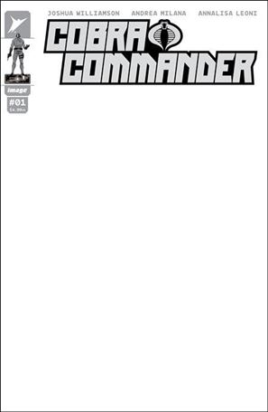 Cobra Commander (2024) issue 1-G Blank/Sketch Cover