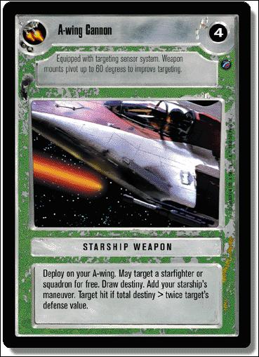 Star Wars: Death Star II Limited (Base Set) card 179 A-Wing Cannon