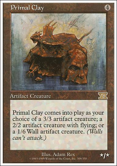 Magic the Gathering: 6th Edition (Base Set) card 308 Primal Clay