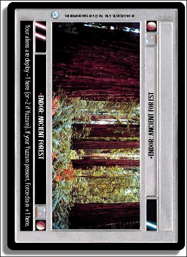 Star Wars: Endor Limited (Base Set) card 66 Endor: Ancient Forest