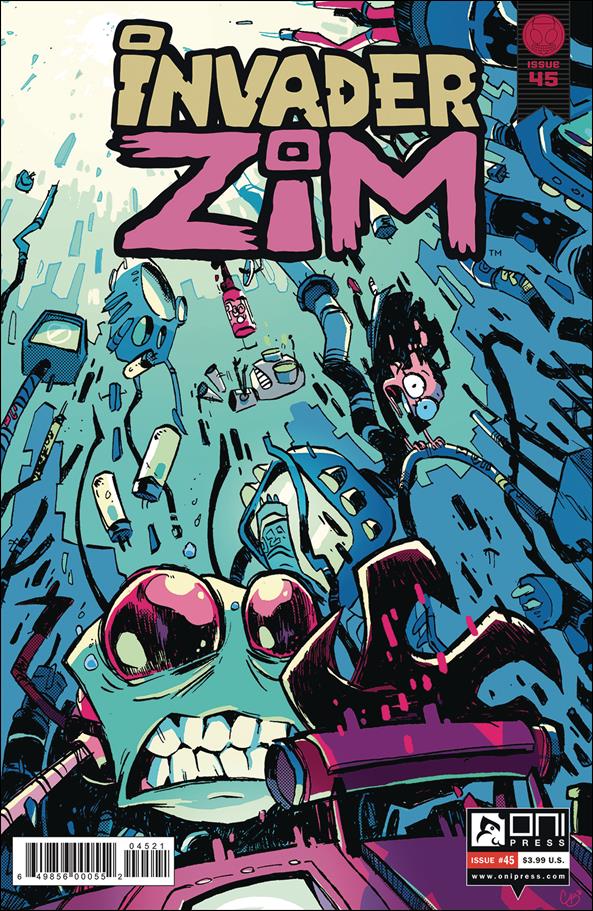 Invader Zim issue 45-B Cab Cover