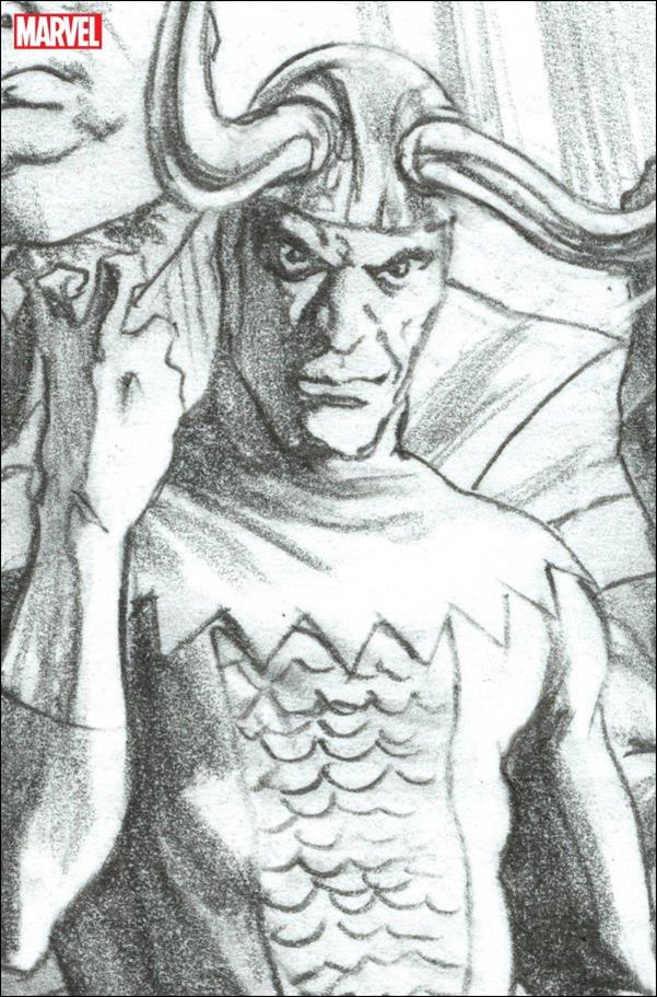 Thor (2020) issue 33-E Alex Ross 1:100 Timeless Loki Virgin Sketch Cover
