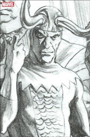 Thor (2020) issue 33-E Alex Ross 1:100 Timeless Loki Virgin Sketch Cover