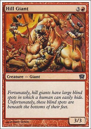 Magic the Gathering: 9th Edition (Base Set) card 197 Hill Giant