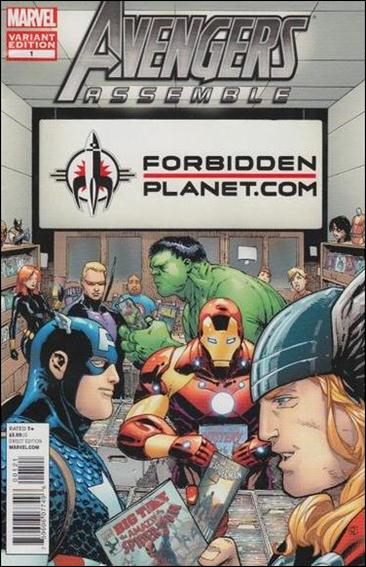 Avengers Assemble (2012) issue 1-SB Forbidden Planet Comic Shop Cover