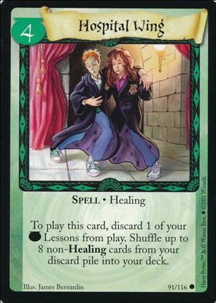 Harry Potter (Base Set) card 91 Hospital Wing
