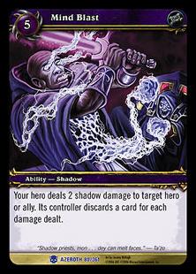World of Warcraft: Heroes of Azeroth (Base Set) card 80 Mind Blast