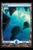Magic The Gathering: Zendikar (Base Set) card 234 Full Art Land (Island)