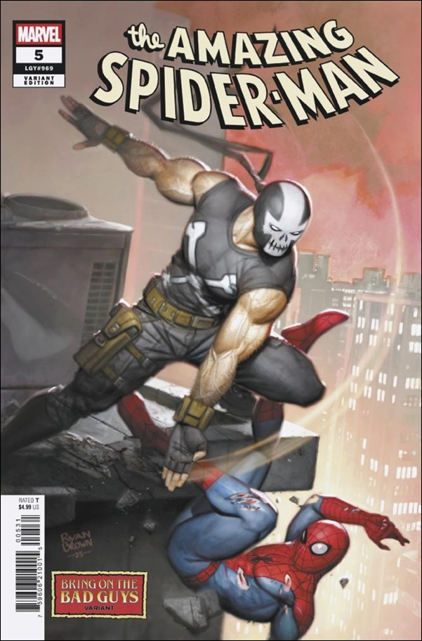 Amazing Spider-Man (2025) issue 5-F Ryan Brown Cover