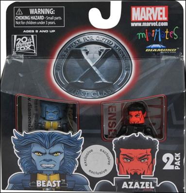Marvel Minimates (Exclusives) figure 74 Beast and Azazel (TRU)