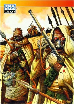 Star Wars Galaxy: Series 2 (Promo) card nn Tusken Raiders