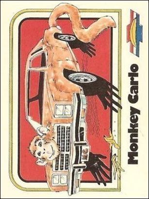 Crazy Cars  (Base Set) card 10 Monkey Carlo