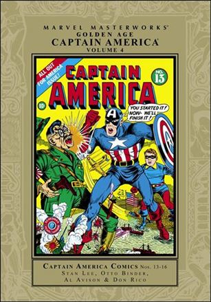 Marvel Masterworks: Golden Age Captain America issue 4 Gold Dust Jacket