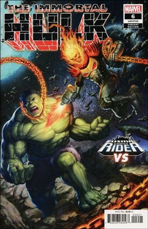 Immortal Hulk issue 6-B Brent Schoonover Cosmic Ghost Rider Cover
