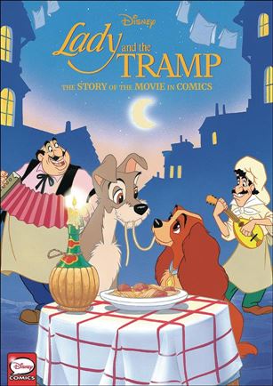 Disney Lady and the Tramp: The Story of the Movie in Comics Cover Image 1