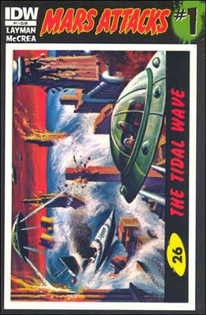 Mars Attacks (2012) issue 1-Z Card #26 (The Tidal Wave)