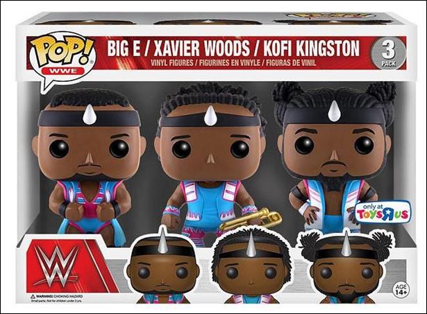 Pop! WWE Multi-Packs figure nn2 Big E / Xavier Woods / Kofi Kingston Toys R Us