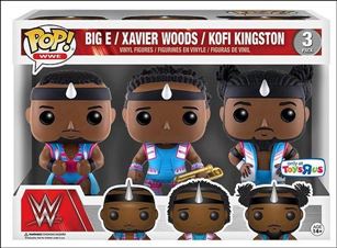 Pop! WWE Multi-Packs figure nn2 Big E / Xavier Woods / Kofi Kingston Toys R Us