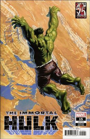Immortal Hulk issue 15-B Alex Ross Marvels 25th Tribute Cover