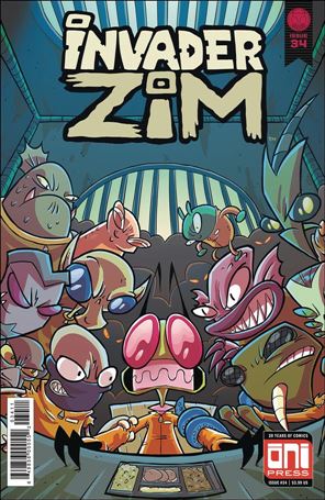 Invader Zim issue 34 Warren Wucinch Cover