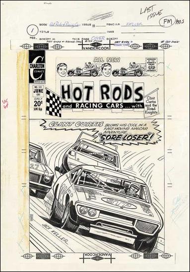Hot Rods and Racing Cars  item Front Cover