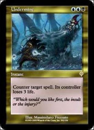 Magic the Gathering: Invasion (Base Set) card 282 Undermine