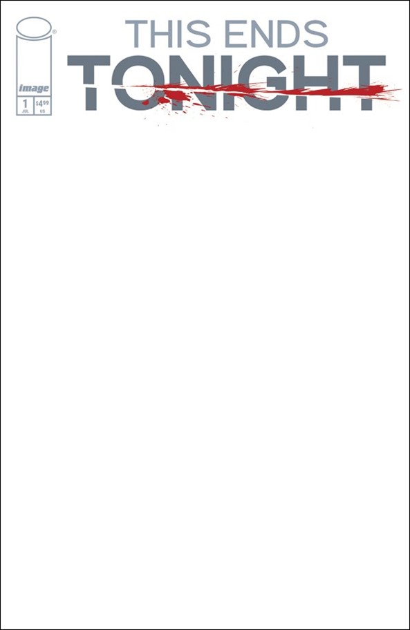This Ends Tonight issue 1-F Blank Sketch Cover