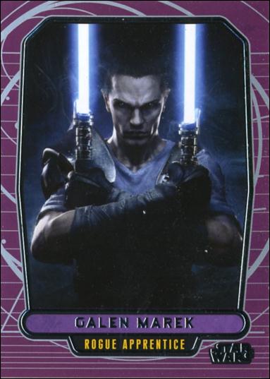 Star Wars Galactic Files (Base Set) card 185 Galen Marek Rogue Apprentice