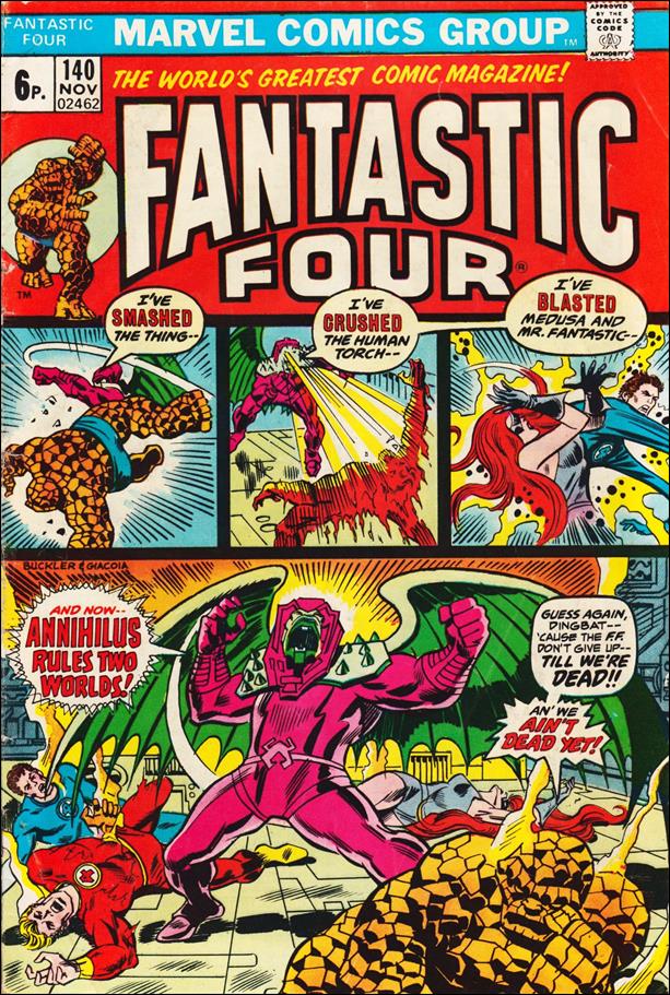 Fantastic Four (1961) issue 140-B UK Price Cover