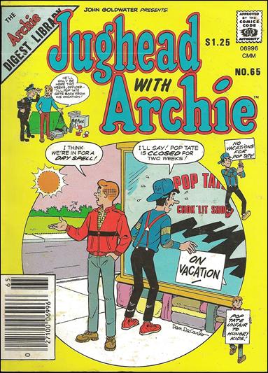 Jughead with Archie Digest Magazine issue 65-B Canadian Price Cover