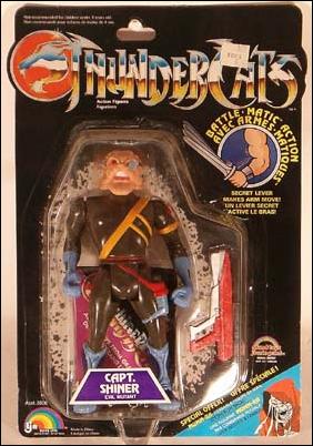 ThunderCats (1985) figure 21-B Capt Shiner (Bilingual Card)