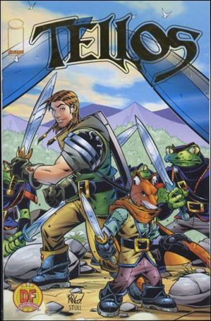 Tellos issue 4-E Dynamic Forces Mike Wieringo Gold Foil Cover