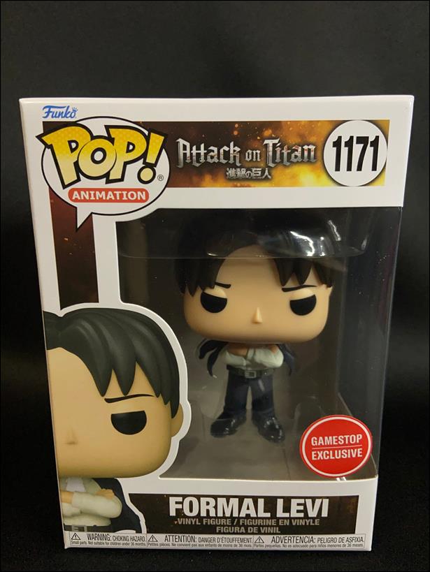 POP! Animation figure 1171 Formal Levi (GameStop Exclusive)