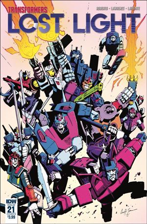 Transformers: Lost Light issue 21-B Geoff Senior Cover