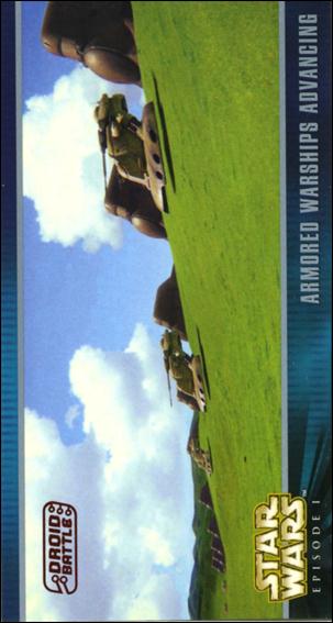 Star Wars: Episode I Widevision: Series 1 (Expansion Subset) card X-33 Armored Warships Advancing