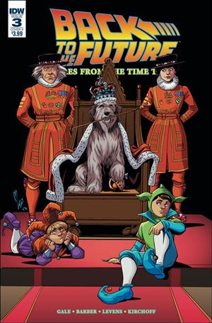 Back to the Future: Tales from the Time Train issue 3 Megan Levens Cover