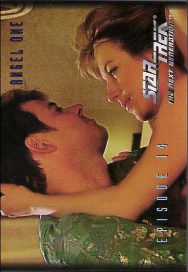 Star Trek: The Next Generation - The Episode Collection Season One (Base Set) card 51 Angel One, Episode 14C
